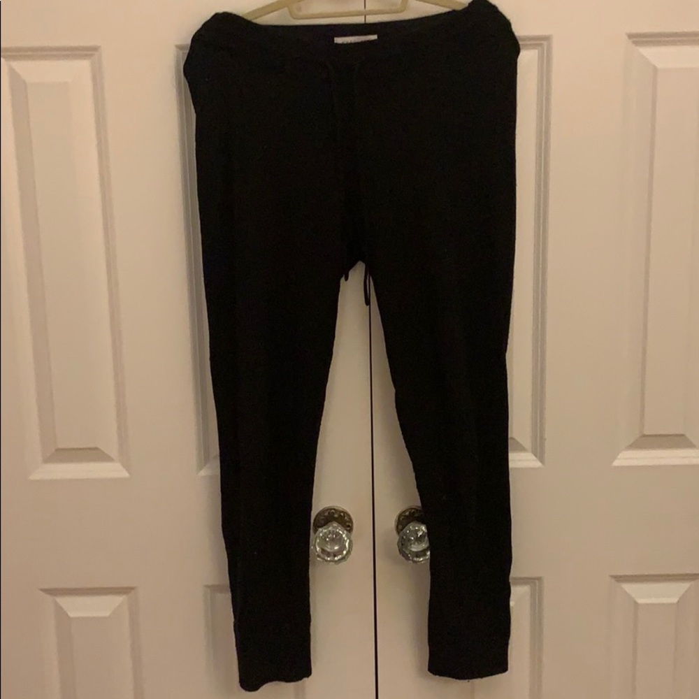 Well Loved Cashmere Joggers with Holes